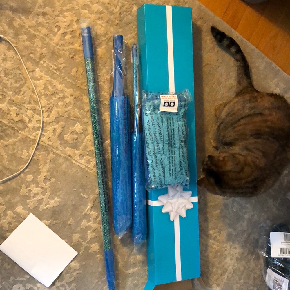 Blue campanelli microfiber dusters